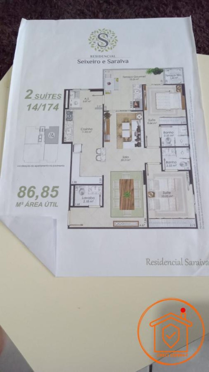 Apartamento à Venda com 2 Quartos, 2 Suítes, com Garagem, Bairro Aviação, na PG, Praia Grande, SP