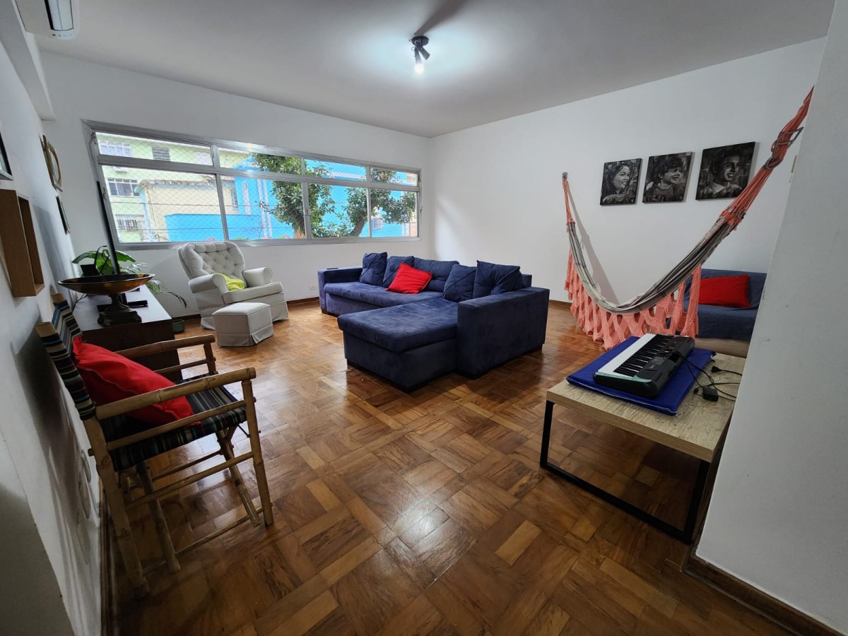 Apartamento à venda de 3 dormitórios com garagem bairro Boqueirão em Santos SP