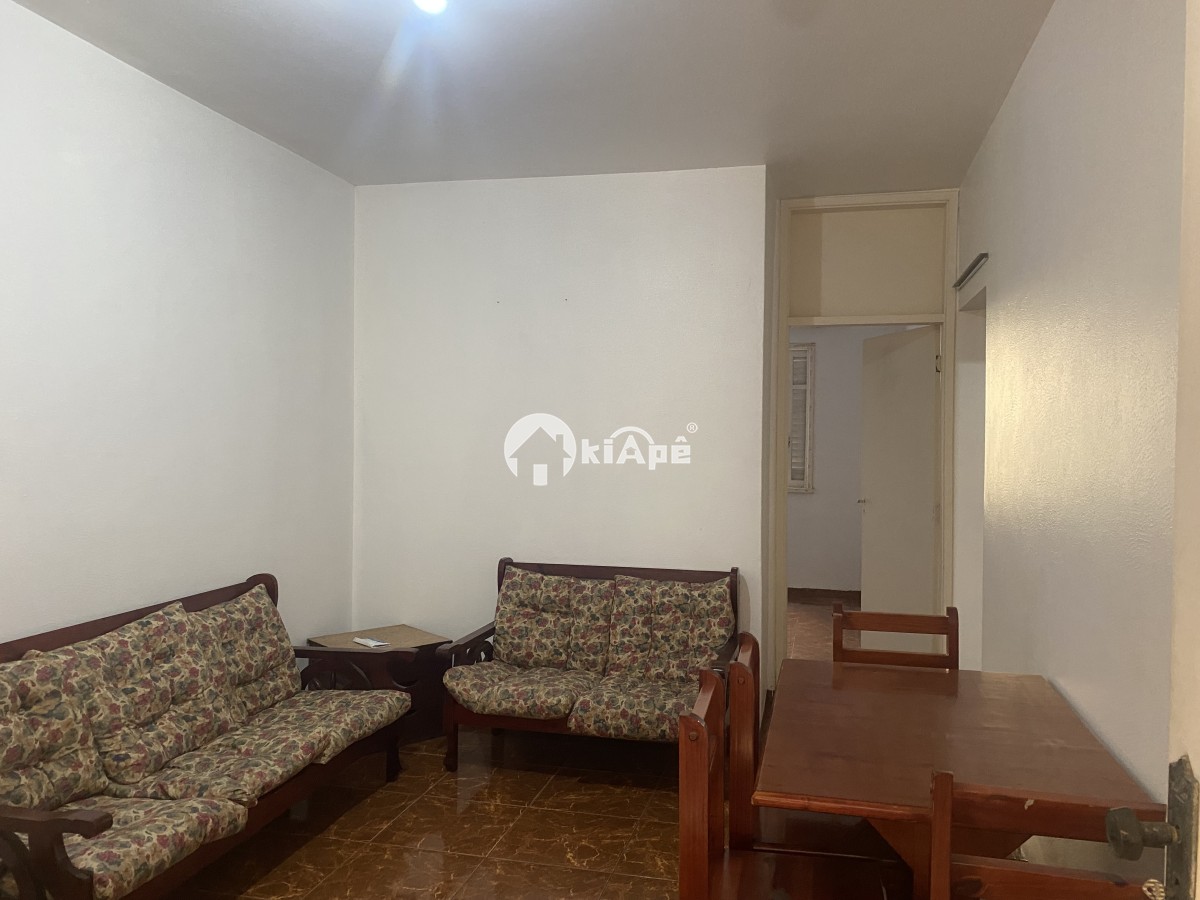 Apartamento Para Alugar com 1 Dormitório, Garagem,  a Meia Quadra da Praia do Gonzaguinha- São Vicente/SP
