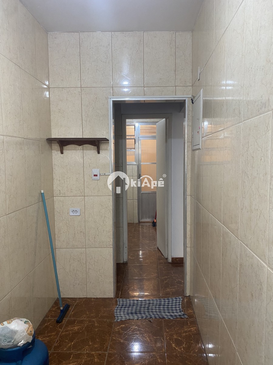 Apartamento Para Alugar com 1 Dormitório, Garagem,  a Meia Quadra da Praia do Gonzaguinha- São Vicente/SP