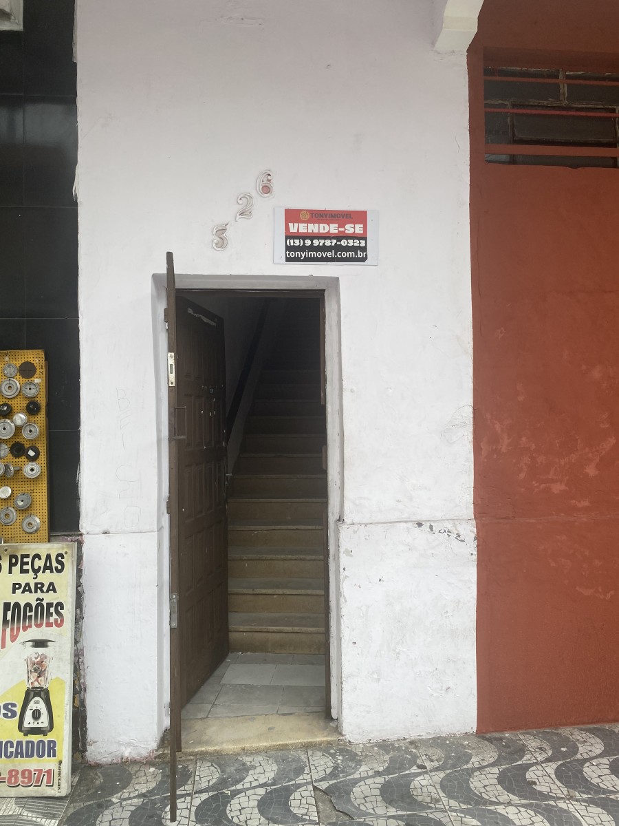 Casa com 2 Dormitórios, Sobreposta Alta, à Venda, Centro, R$ 220.000 mil,  São Vicente, SP