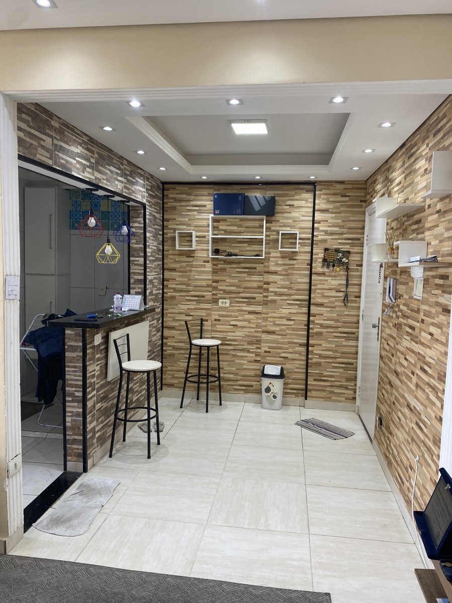 Apartamento à Venda com 1 Dormitório,  com  Garagem, no Bairro da Boa Vista, São Vicente, SP