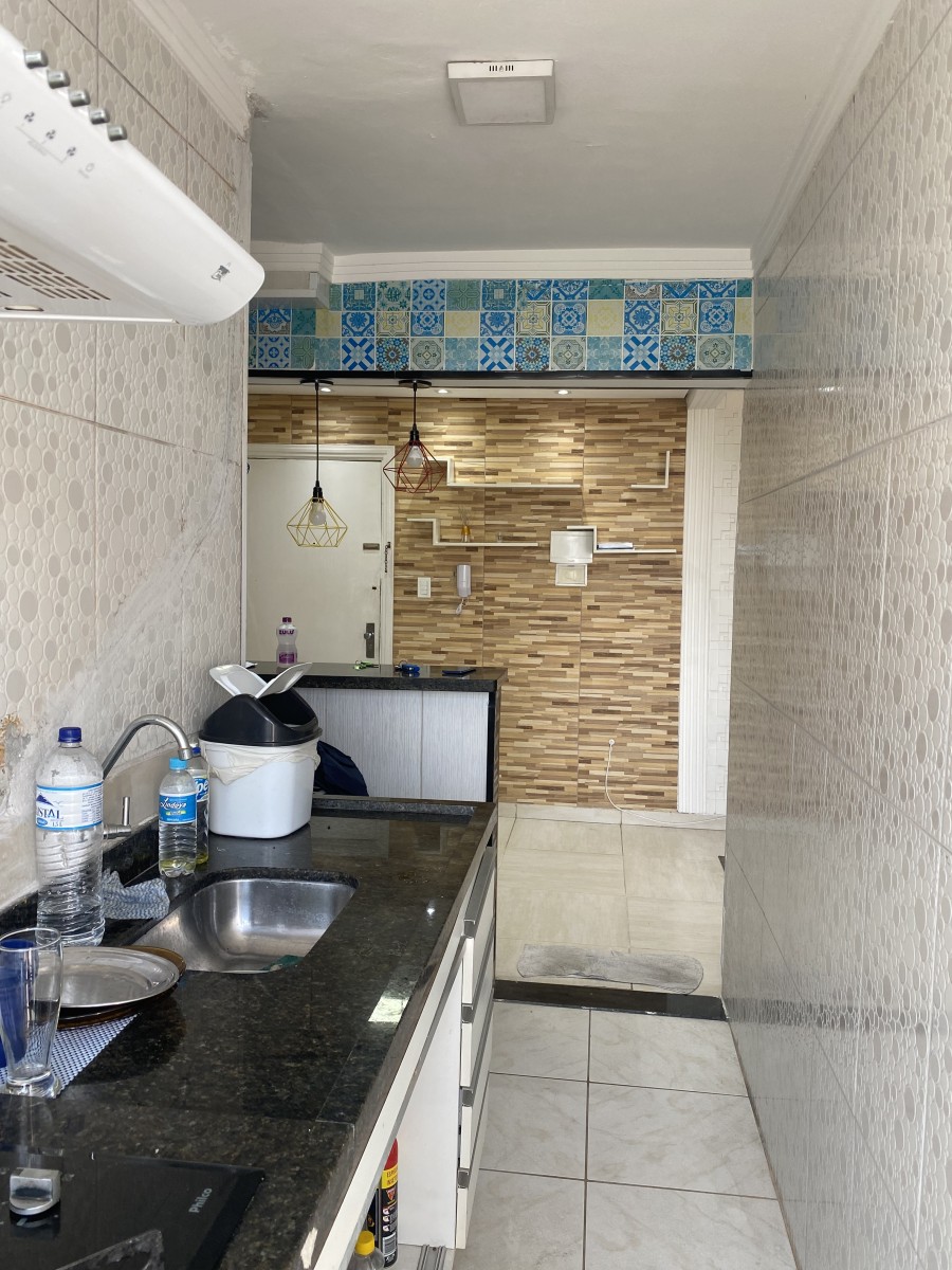 Apartamento à Venda com 1 Dormitório,  com  Garagem, no Bairro da Boa Vista, São Vicente, SP