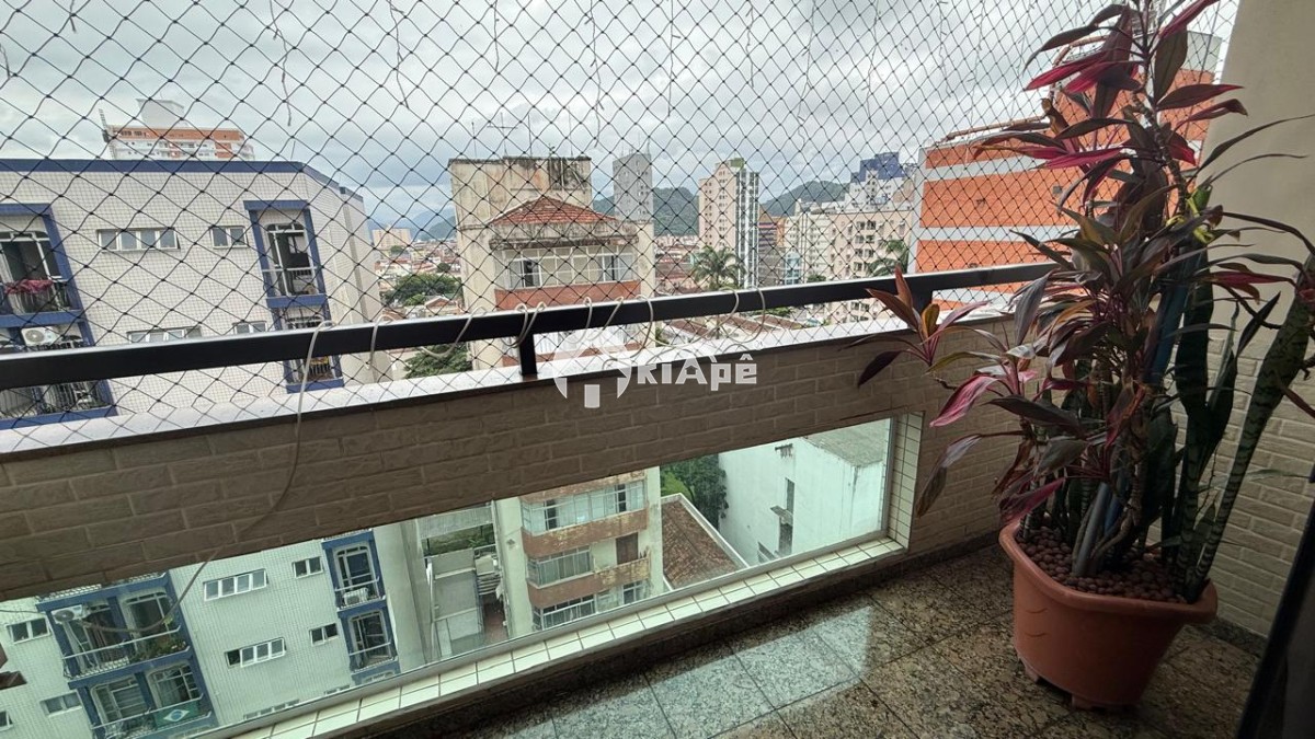 Apartamento Cobertura Duplex à Venda em São Vicente – 4 Quartos, Piscina Privativa, 3 Vagas, Centro
