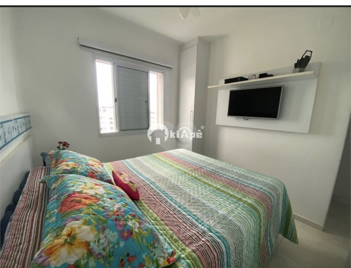 Apartamento à Venda Gonzaguinha São Vicente  2 Dorms  Varanda Vista Mar - Lazer Completo - Centro São Vicente