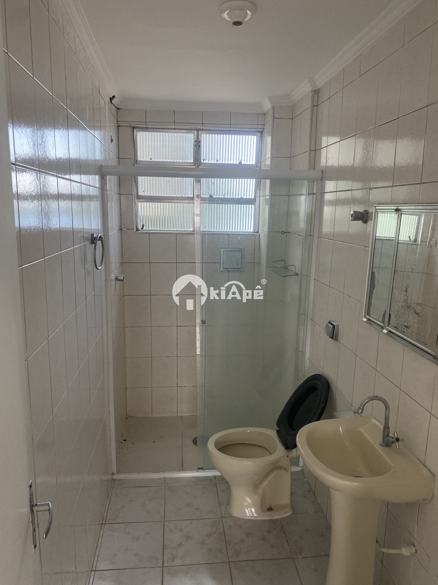 Apartamento à Venda – 1 Dormitório, Garagem, Vista Parcial para o Mar – Gonzaguinha, São Vicente-SP