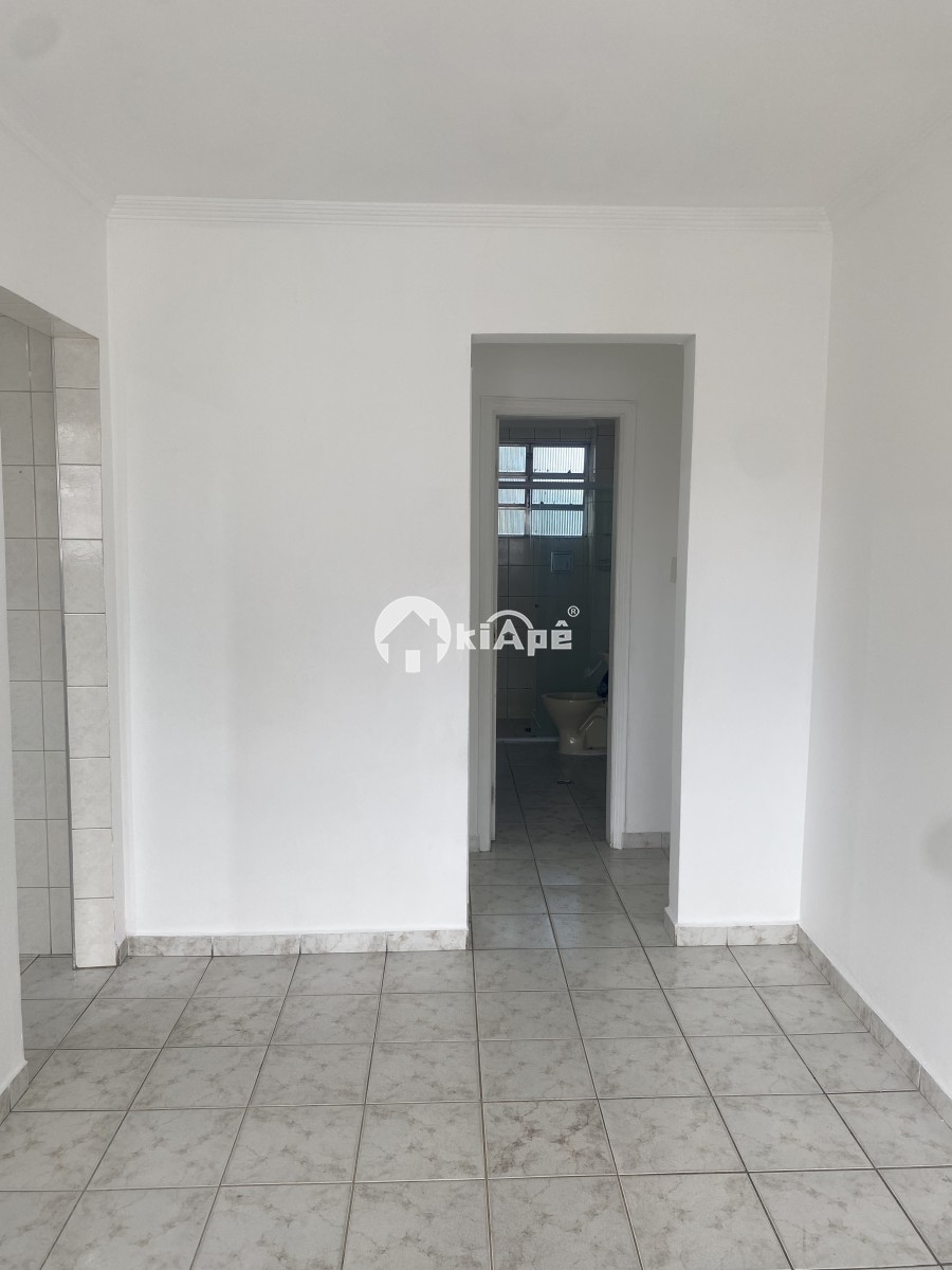 Apartamento à Venda – 1 Dormitório, Garagem, Vista Parcial para o Mar – Gonzaguinha, São Vicente-SP
