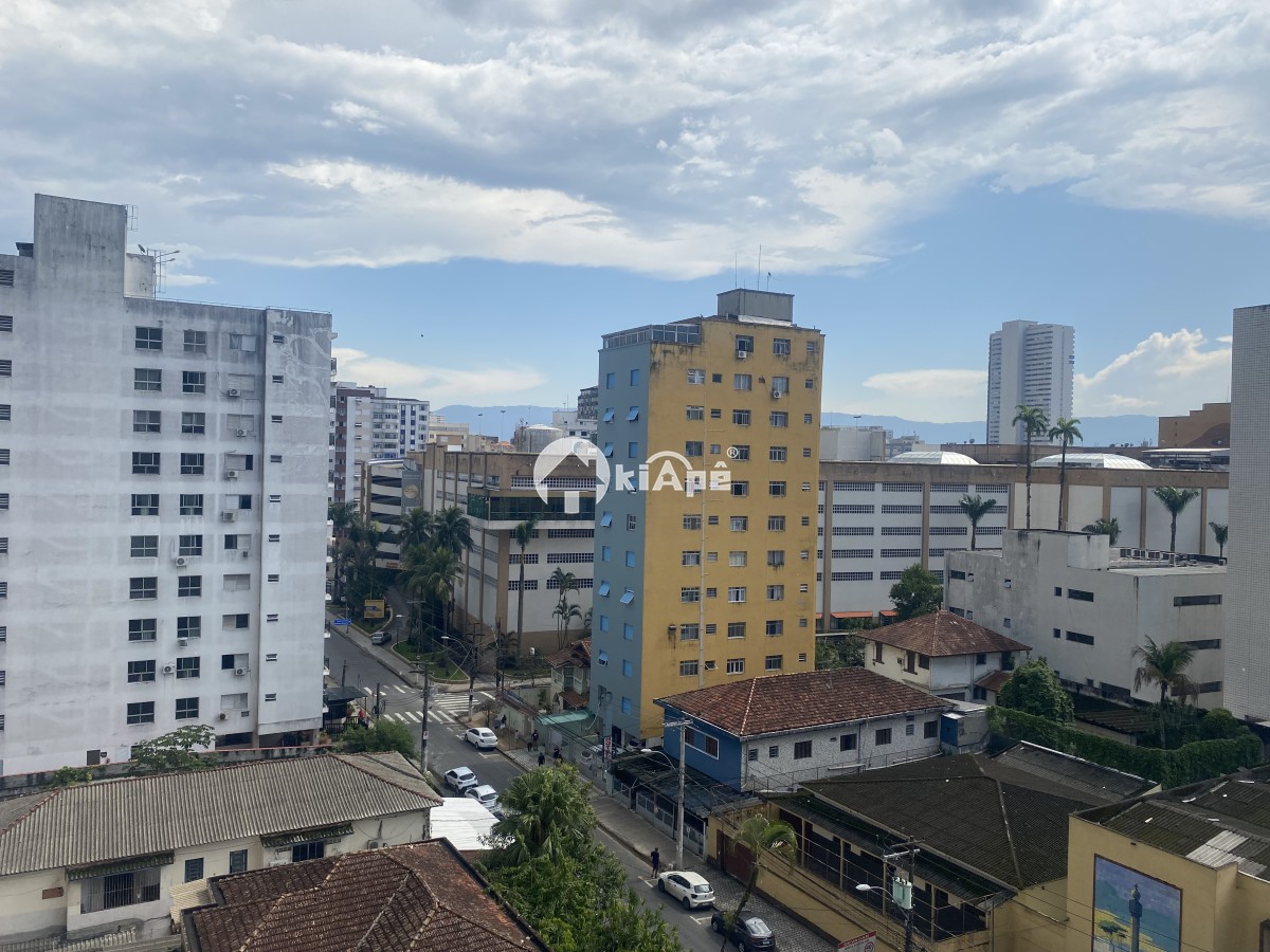 Apartamento à Venda – 1 Dormitório, Garagem, Vista Parcial para o Mar – Gonzaguinha, São Vicente-SP