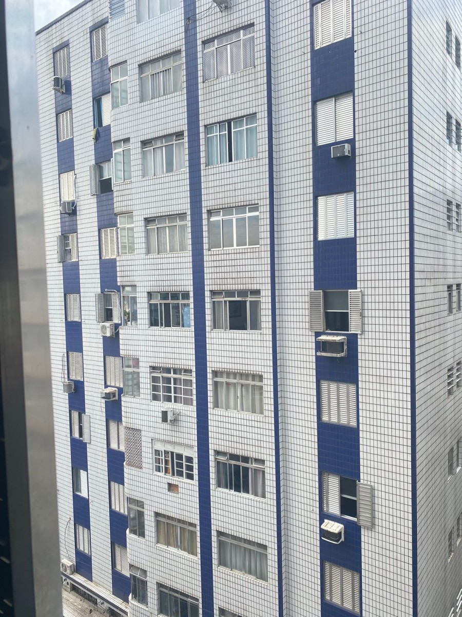 Apartamento Tipo Sala Living, a Venda, Mobiliado, Reformado, com Garagem, Centro de São Vicente, SP