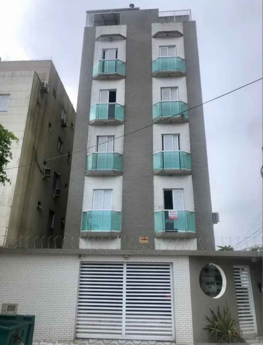 Apartamento 2 dormitórios com garagem em São Vicente SP.