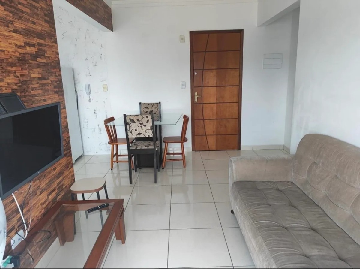 Apartamento à venda - Maracana - Praia Grandre - 1 dormitorio - Garagem