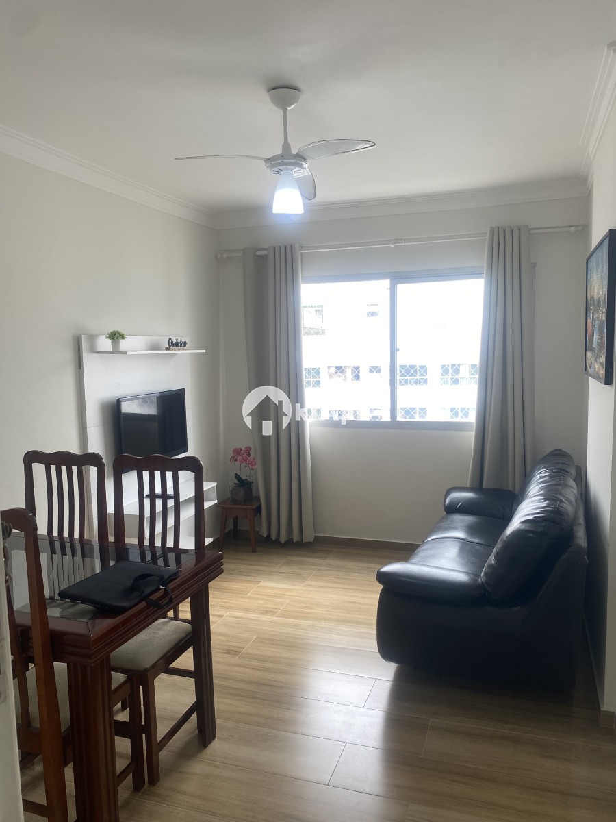 Apartamento com 1 Quarto, Garagem, de Frente Para o Mar - São Vicente-SP