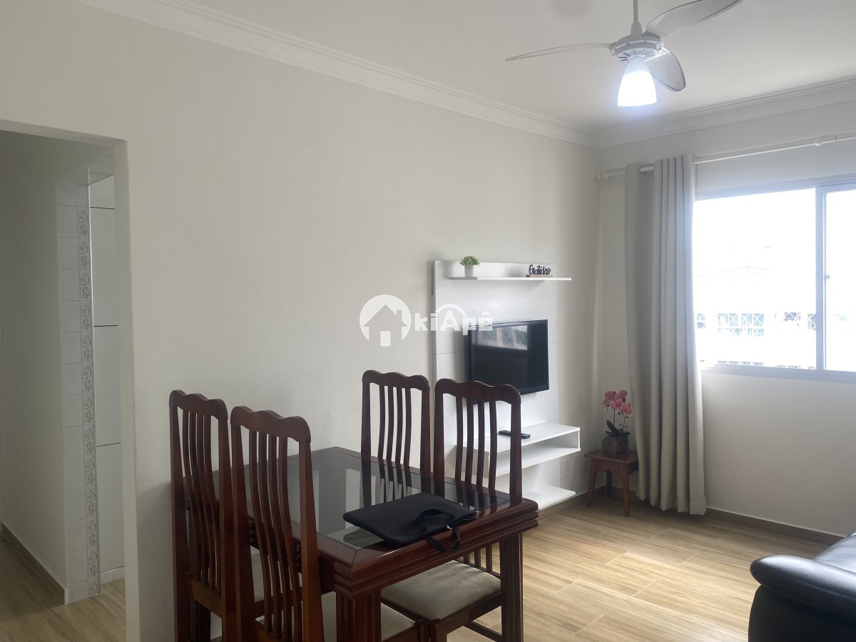 Apartamento com 1 Quarto, Garagem, de Frente Para o Mar - São Vicente-SP