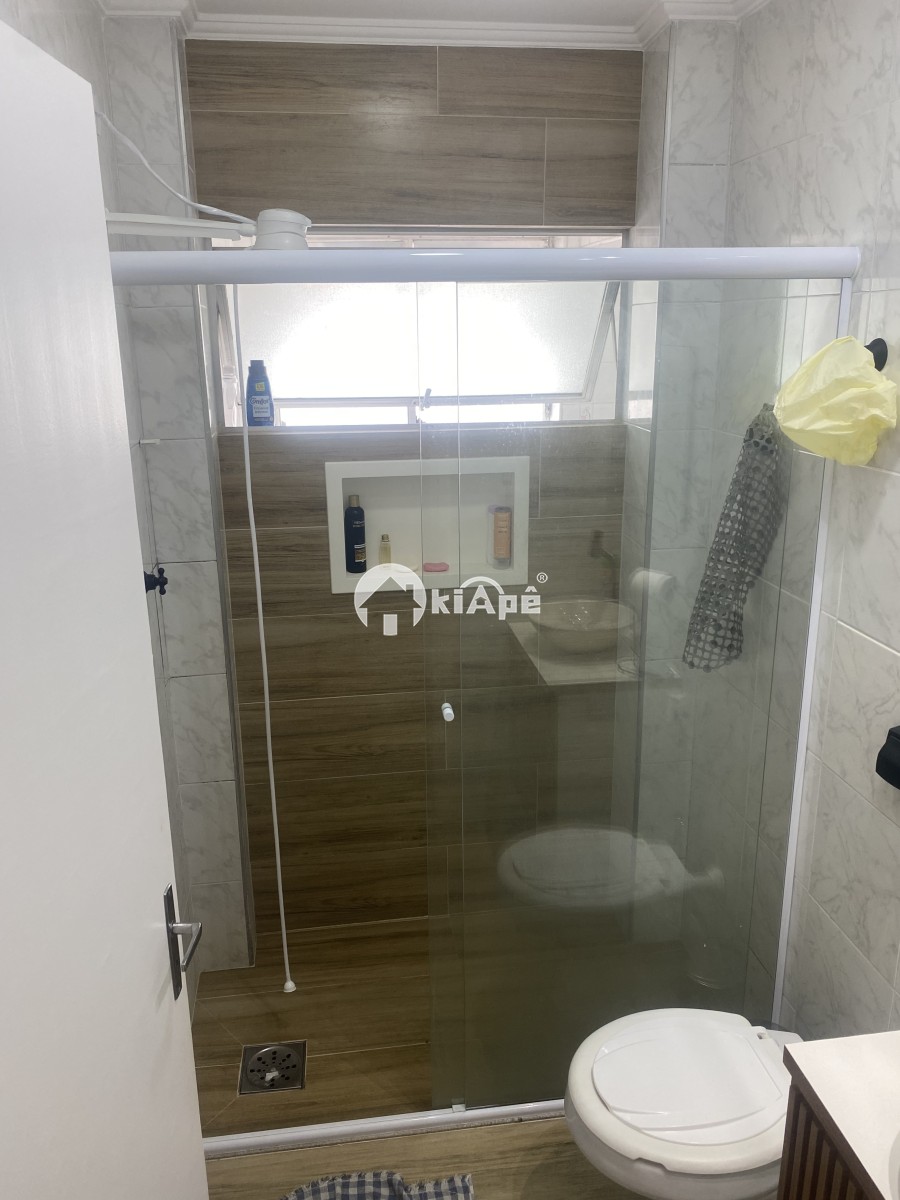 Apartamento com 1 Quarto, Garagem, de Frente Para o Mar - São Vicente-SP
