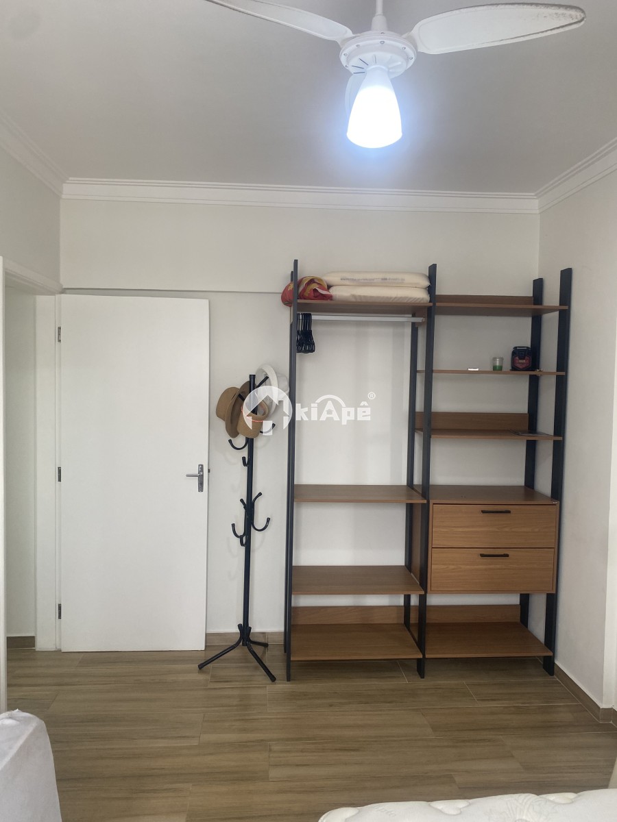 Apartamento com 1 Quarto, Garagem, de Frente Para o Mar - São Vicente-SP