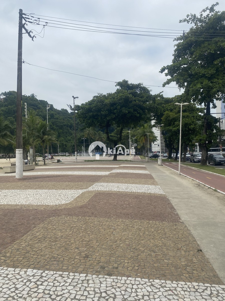 Apartamento com 1 Quarto, Garagem, de Frente Para o Mar - São Vicente-SP