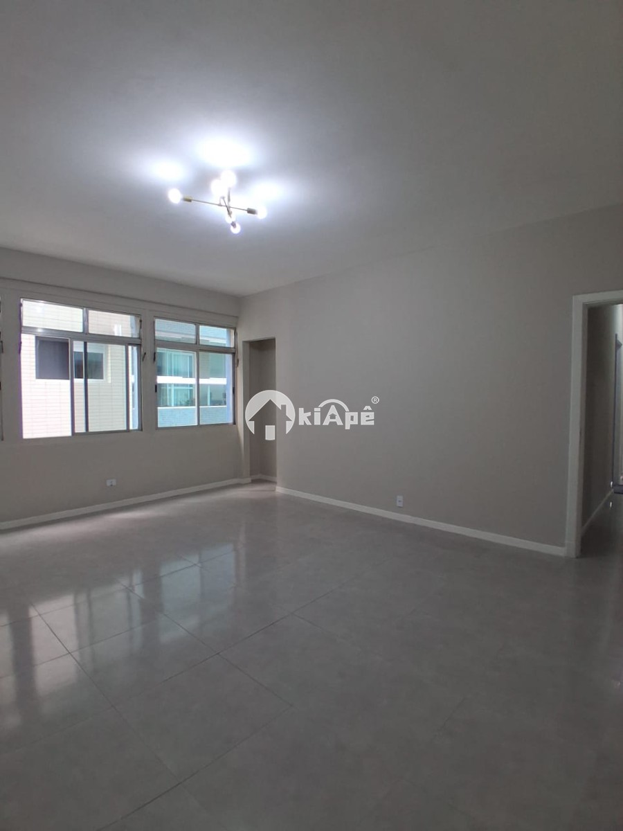 Apartamento Frente Mar à Venda no Itararé em São Vicente-SP | 3 Dormitórios | 1 Suíte | 102 m² | 1 Vaga | Ed. Iguaçu