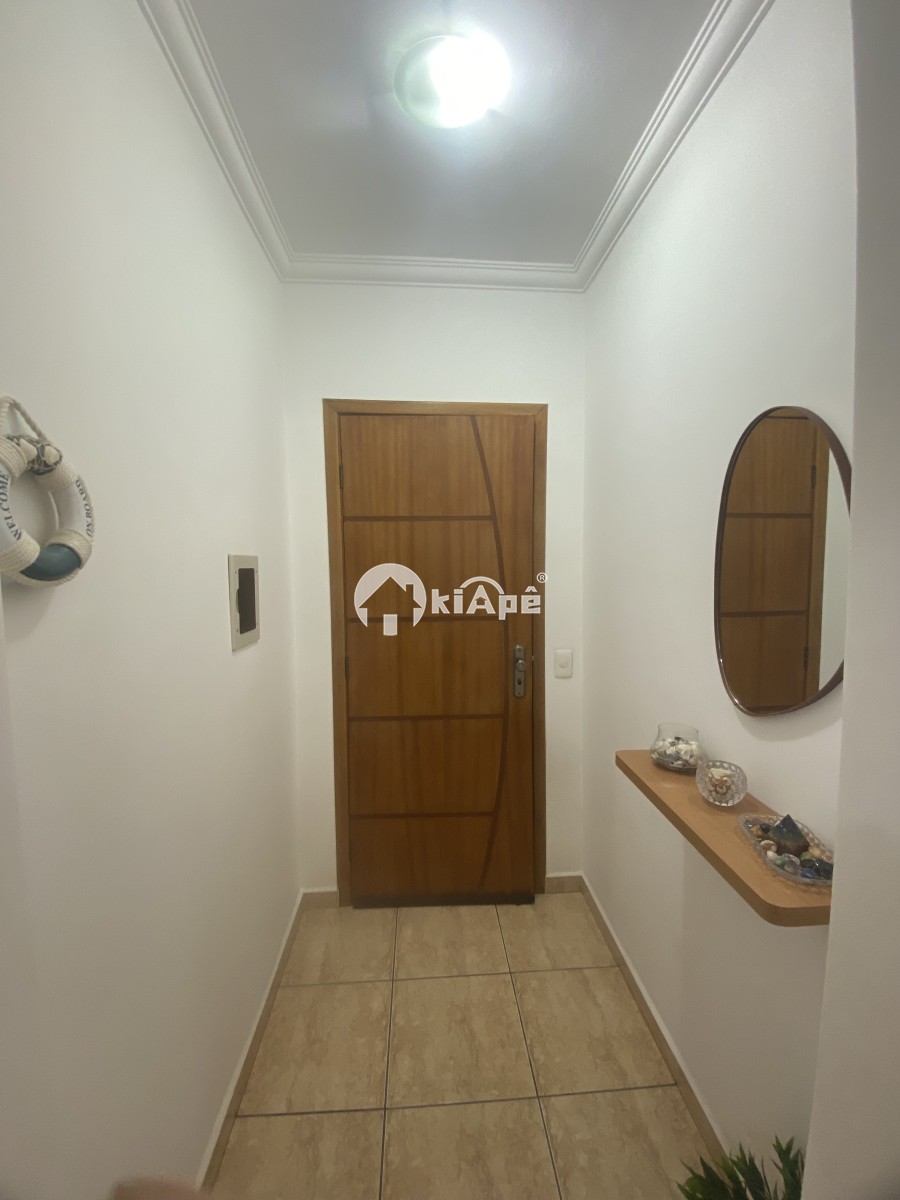 Apartamento Mobiliado à Venda no Centro de São Vicente-SP | 1 Quarto | Garagem | Próximo ao Brisamar a uma Quadra do Mar