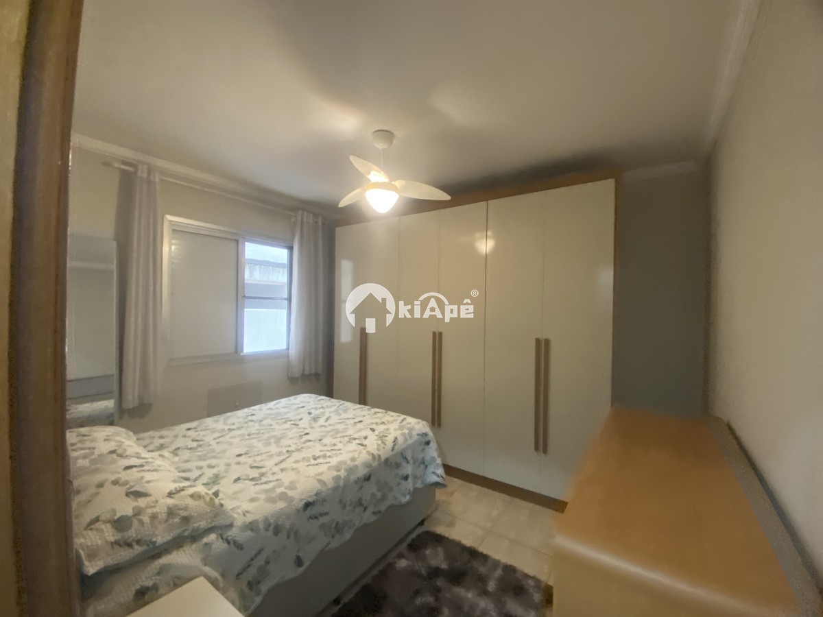 Apartamento Mobiliado à Venda no Centro de São Vicente-SP | 1 Quarto | Garagem | Próximo ao Brisamar a uma Quadra do Mar