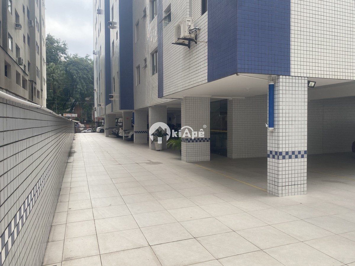 Apartamento Mobiliado à Venda no Centro de São Vicente-SP | 1 Quarto | Garagem | Próximo ao Brisamar a uma Quadra do Mar