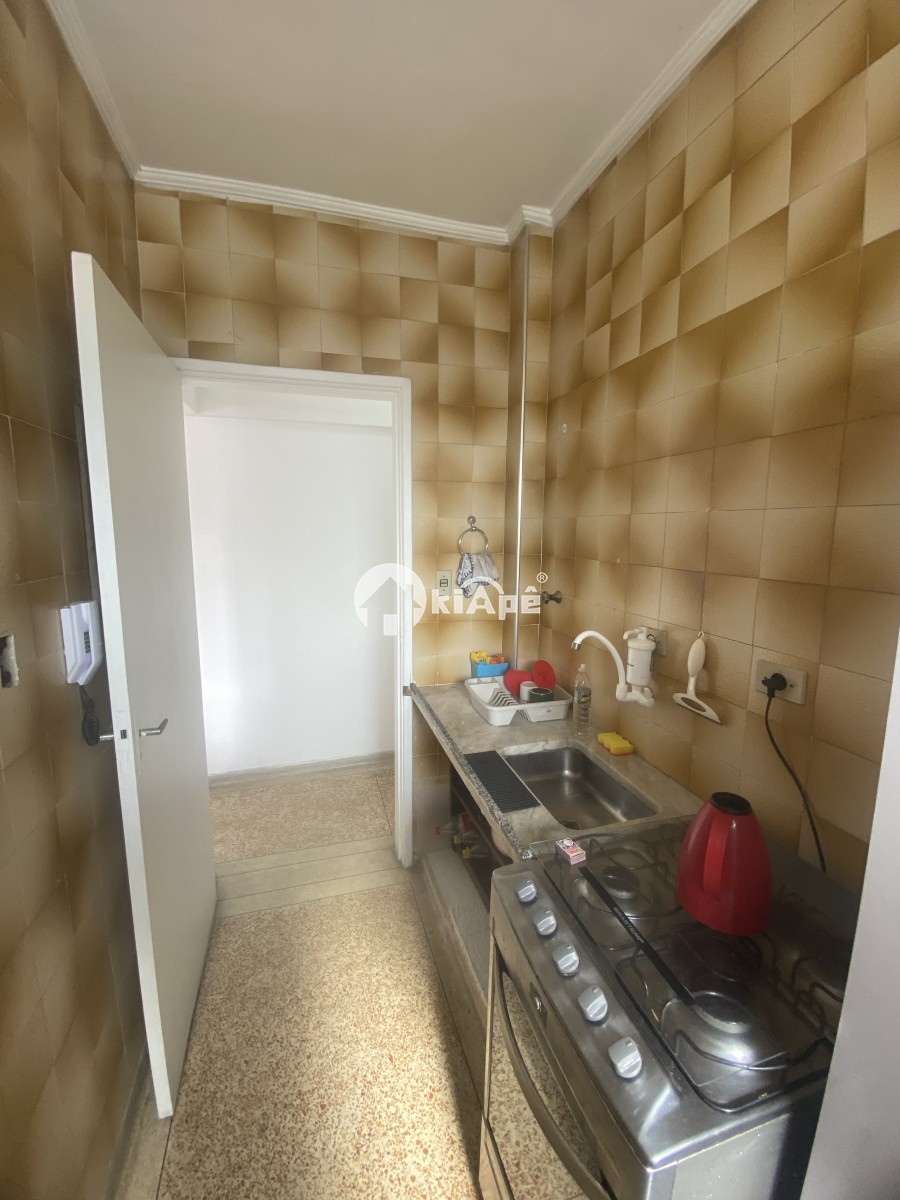 Apartamento à Venda de Frente para o Mar em São Vicente-SP | 1 Quarto | Garagem Garantida | Praia do Gonzaguinha