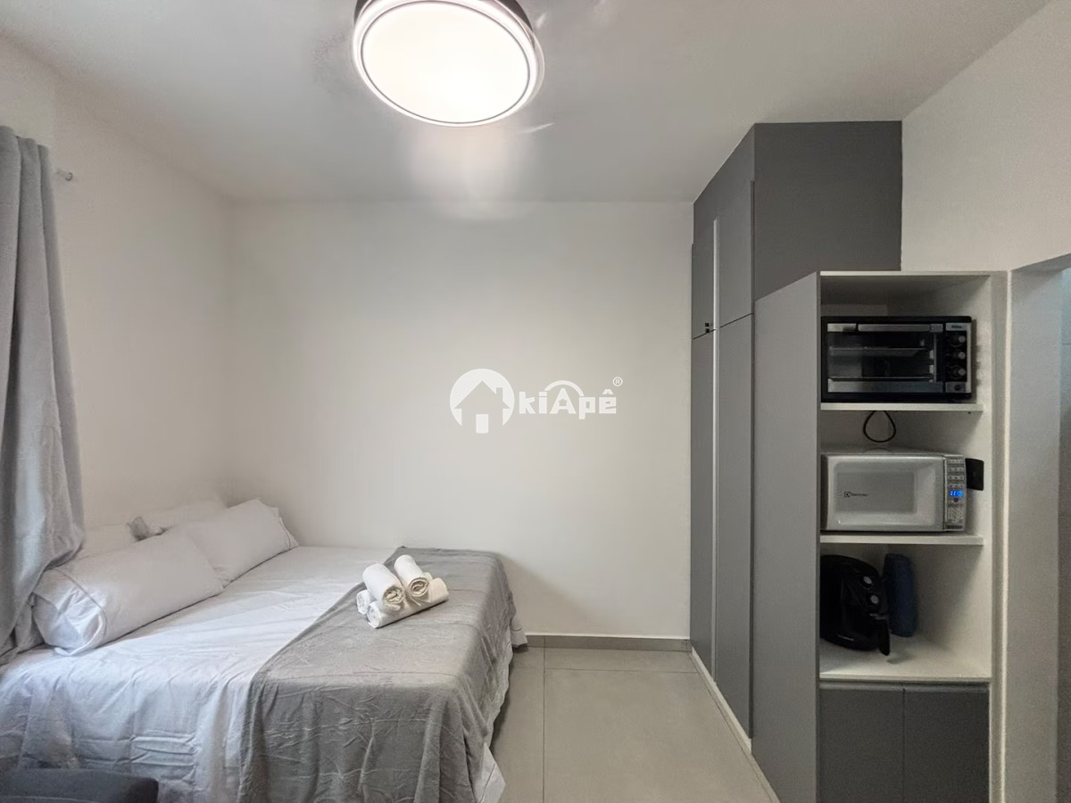 APARTAMENTO KITNET FRENTE MAR À VENDA NO ITARARÉ – SÃO VICENTE | TOTALMENTE REFORMADO E MOBILIADO | PRONTO PARA MORAR