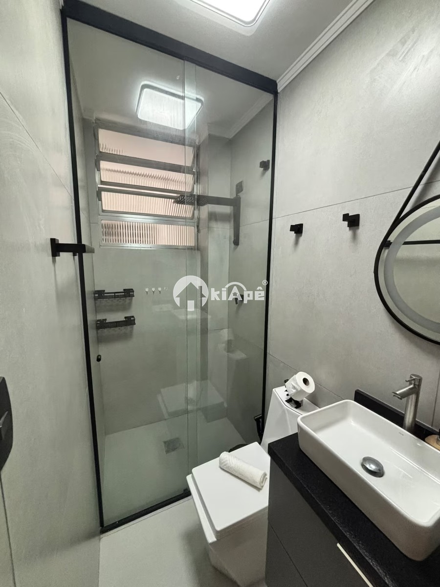 APARTAMENTO KITNET FRENTE MAR À VENDA NO ITARARÉ – SÃO VICENTE | TOTALMENTE REFORMADO E MOBILIADO | PRONTO PARA MORAR